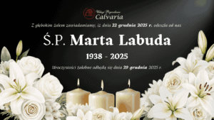 E-klepsydra Śp. Marta Labuda – pogrzeb Wejherowo | Zakład Pogrzebowy Calvaria Wejherowo