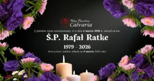 E-klepsydra Śp. Rafał Ratke – 9 marca 2026 r. – pogrzeb Wejherowo | Zakład Pogrzebowy Calvaria Wejherowo