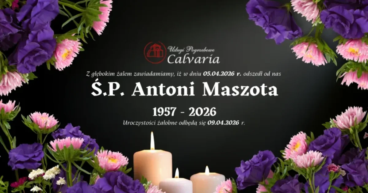 Antoni Maszota Calvaria24 Wejherowo Klepsydra Nekrolog_11zon