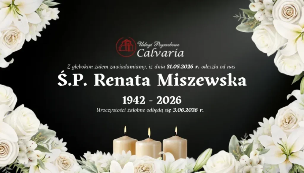 Renata Miszewska 1942 - 2026 Calvaria24 Wejherowo Klepsydra_11zon
