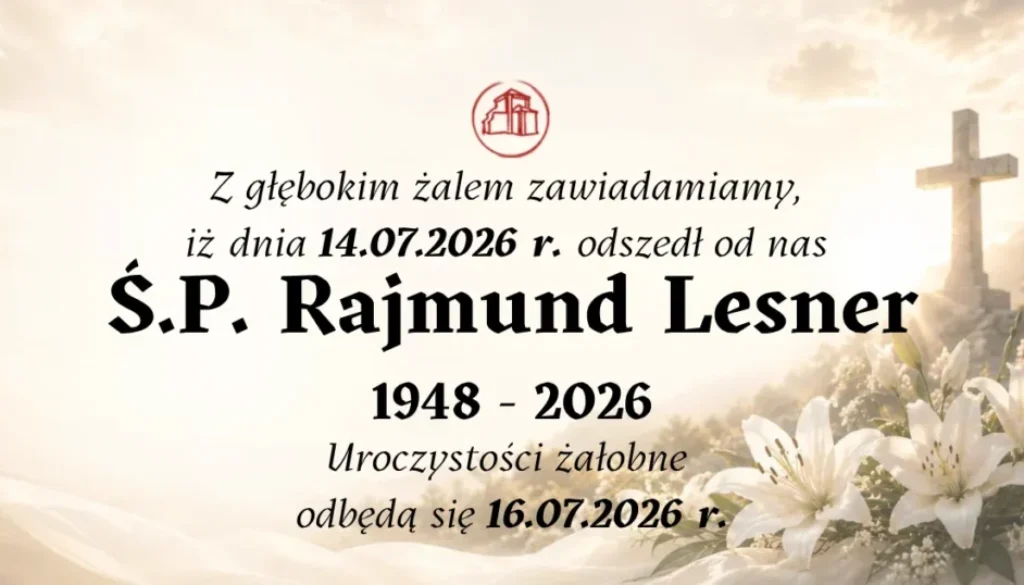 Rajmund Lesner 1948 - 2026 Calvaria24 Wejherowo Klepsydra (2)_11zon