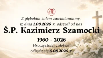 Kazimierz Szamocki 1960 - 2026 Calvaria24 Wejherowo Klepsydra_11zon