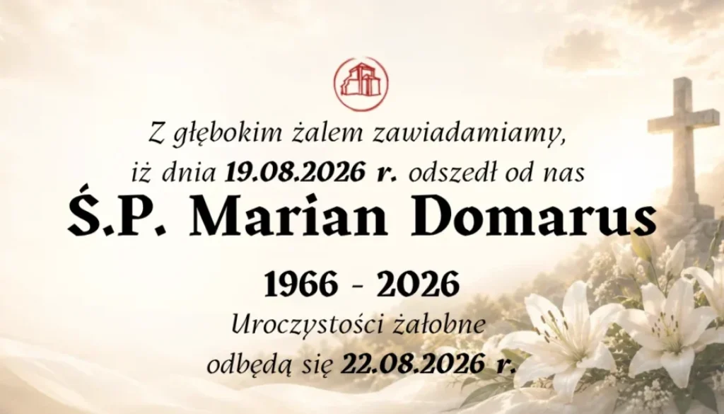 Marian Domarus 1966 - 2026 Calvaria24 Wejherowo Klepsydra_11zon