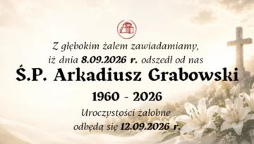 Arkadiusz Grabowski 1960 - 2026 Calvaria24 Wejherowo Klepsydra_11zon